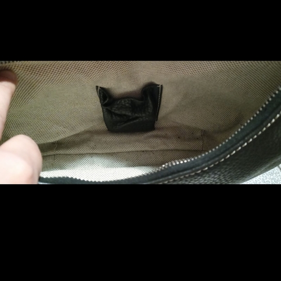 Dooney & Bourke Black Pebbled Leather Hobo Bag - Picture 4 of 4